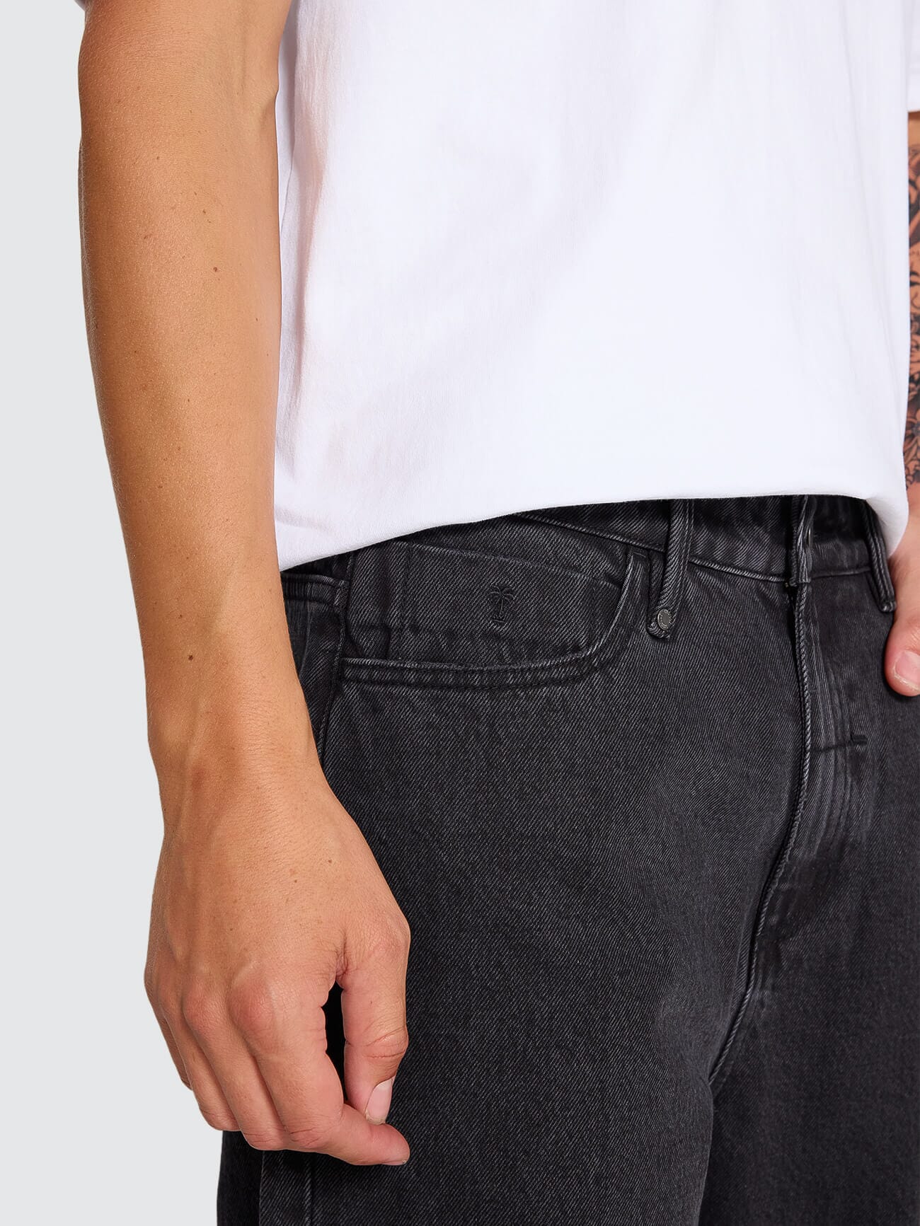 Slacker Relaxed Denim Jean - Aged Black - Image 6
