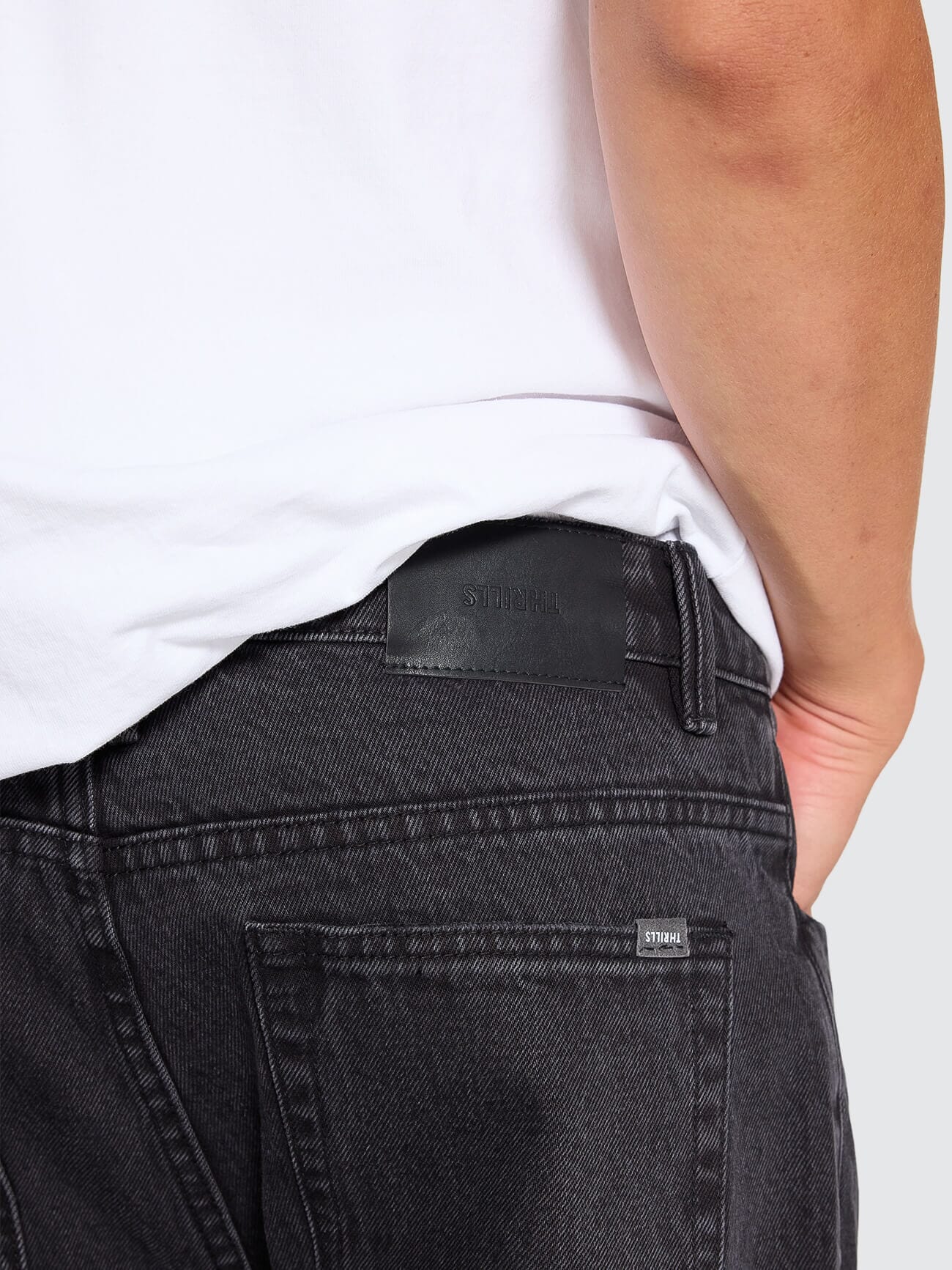 Slacker Relaxed Denim Jean - Aged Black - Image 7
