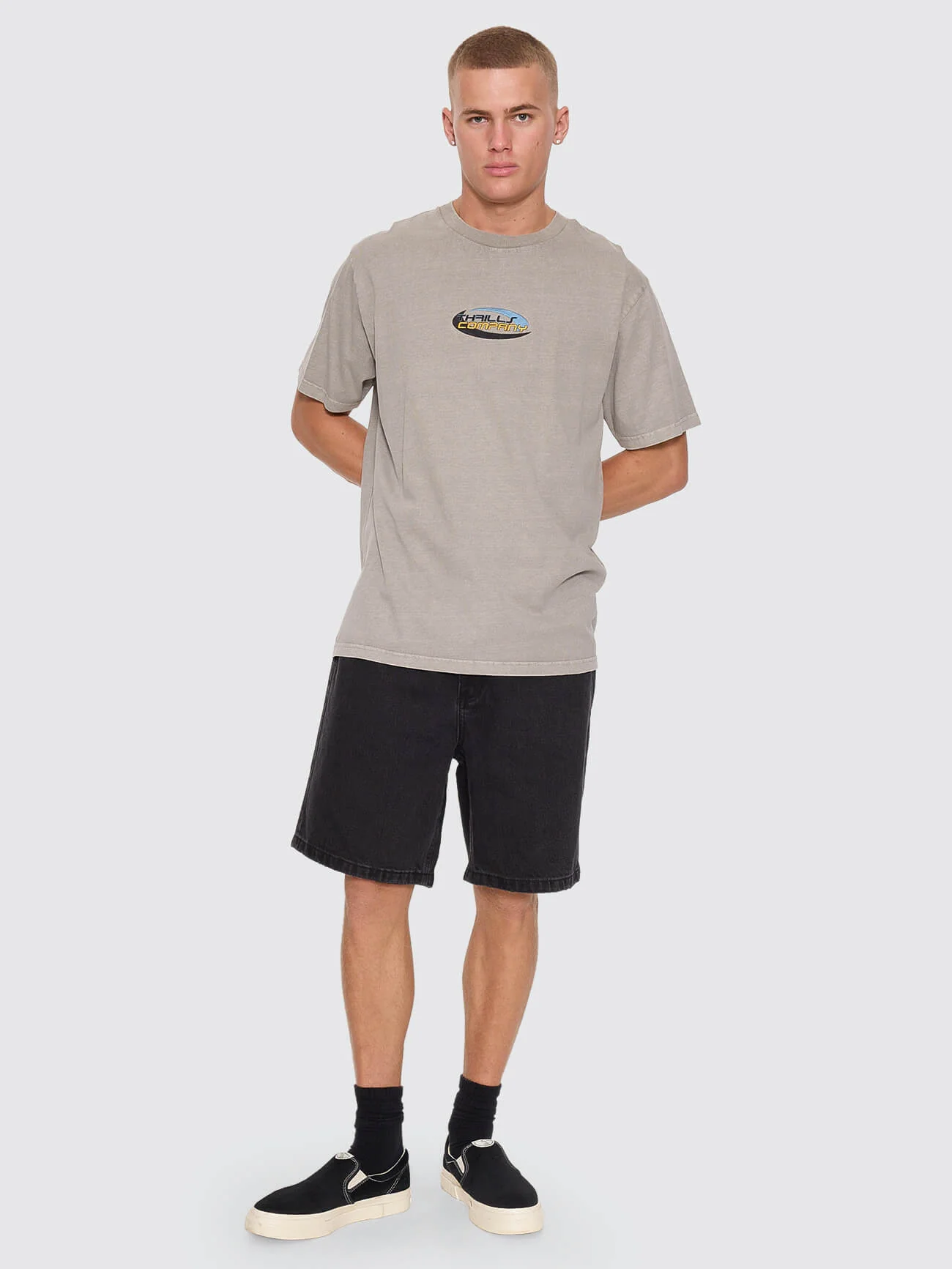 Slacker Denim Short - Aged Black - Image 12