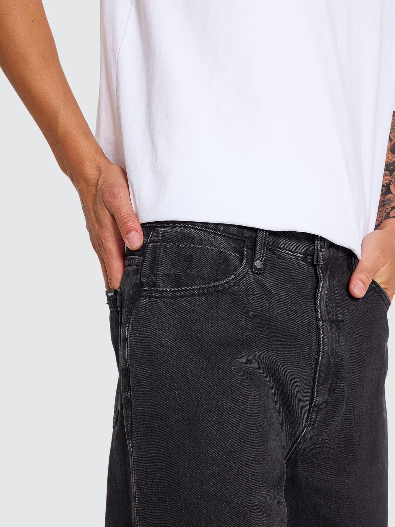 Slacker Denim Short - Aged Black - Image 13