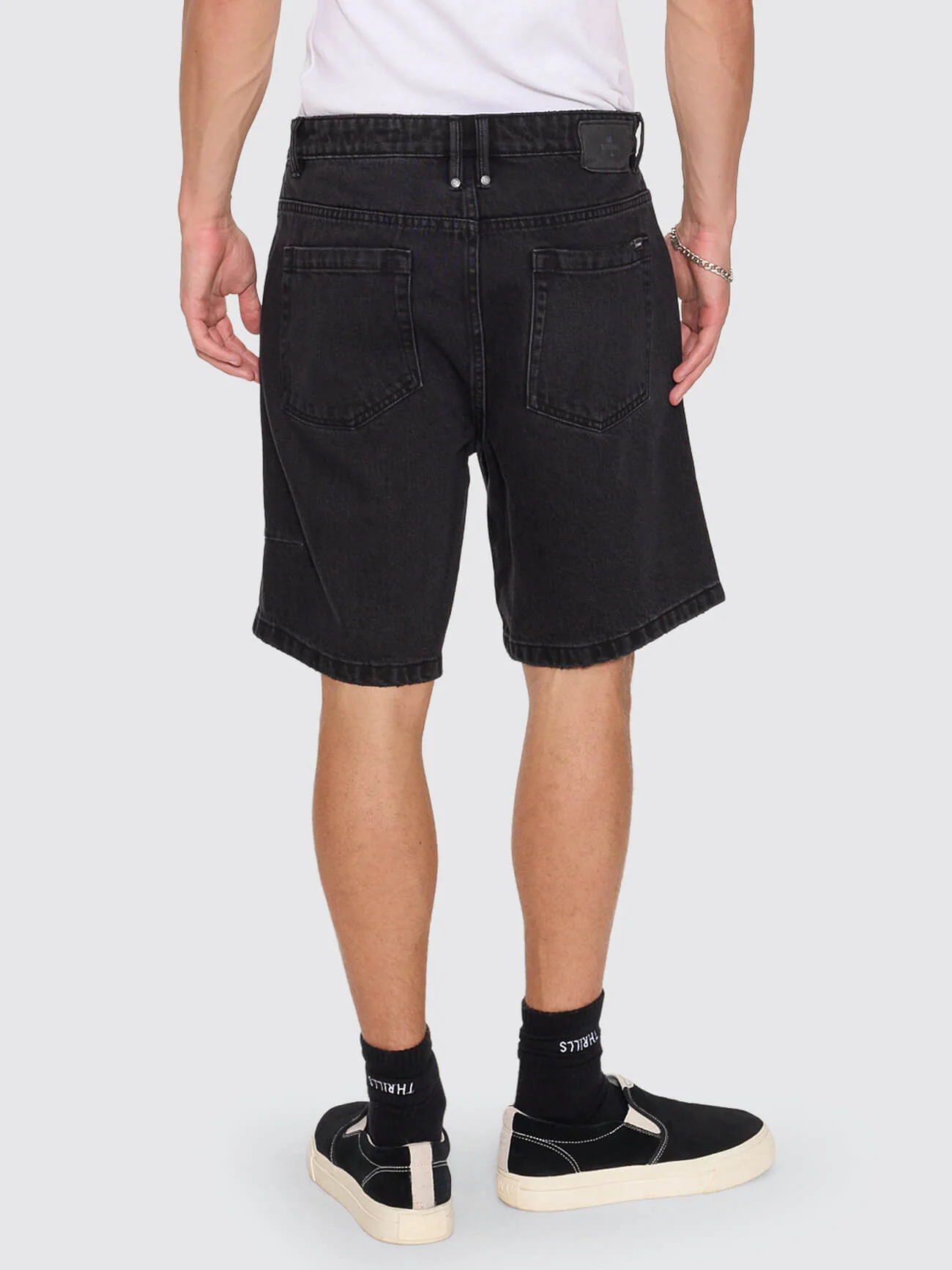Slacker Denim Short - Aged Black - Image 4