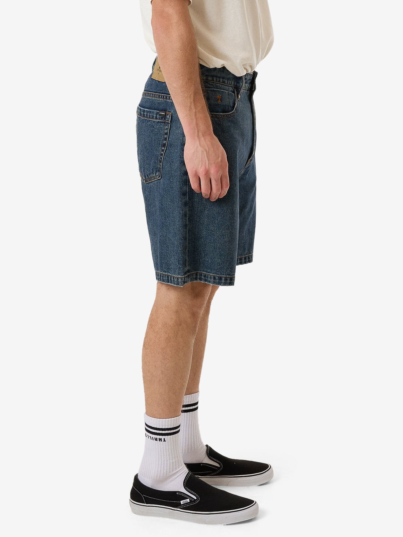 Slacker Denim Short - Dirty Thrills Blue - Image 4