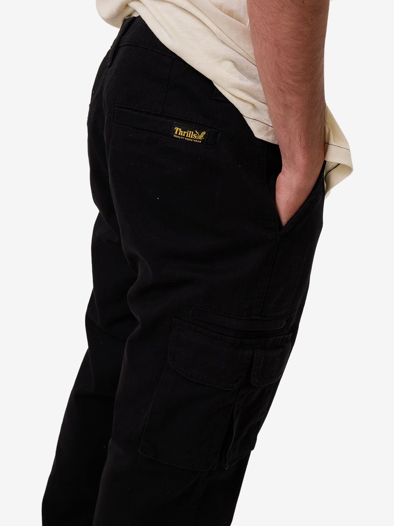 Slacker Union Cargo Pant - Black - Image 7