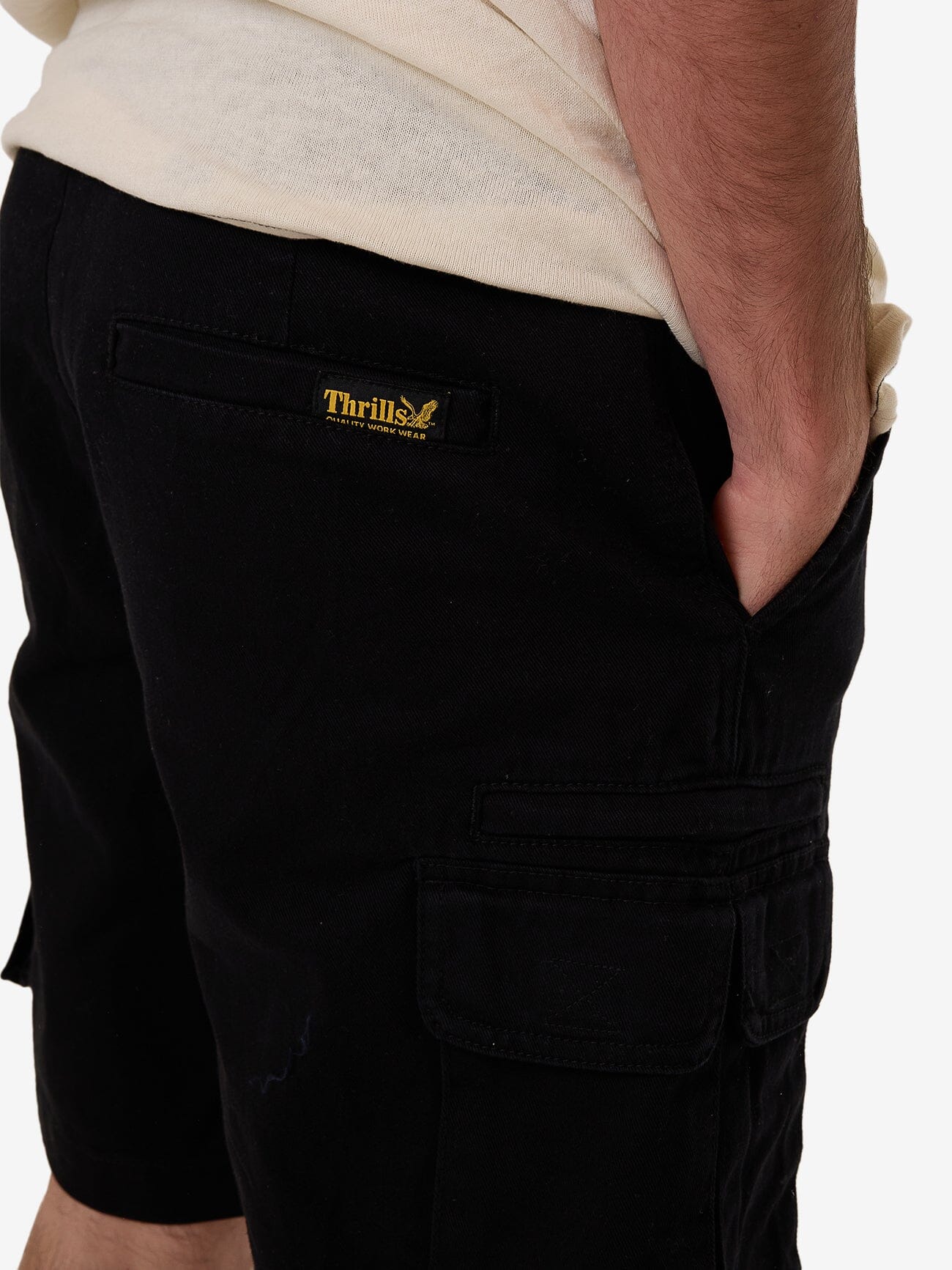 Slacker Union Cargo Short - Black - Image 7