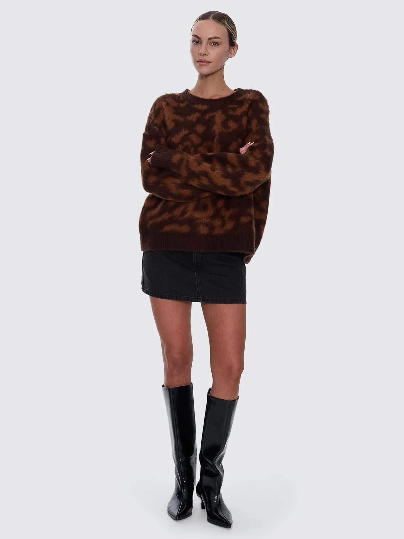 Smokeform Knit Sweater - Burnished Gold - Image 3
