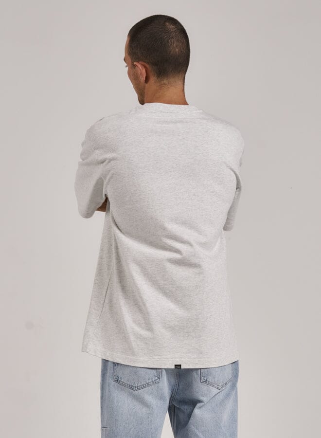 Sneak Attack Oversize Fit Tee - White Marle - Image 2