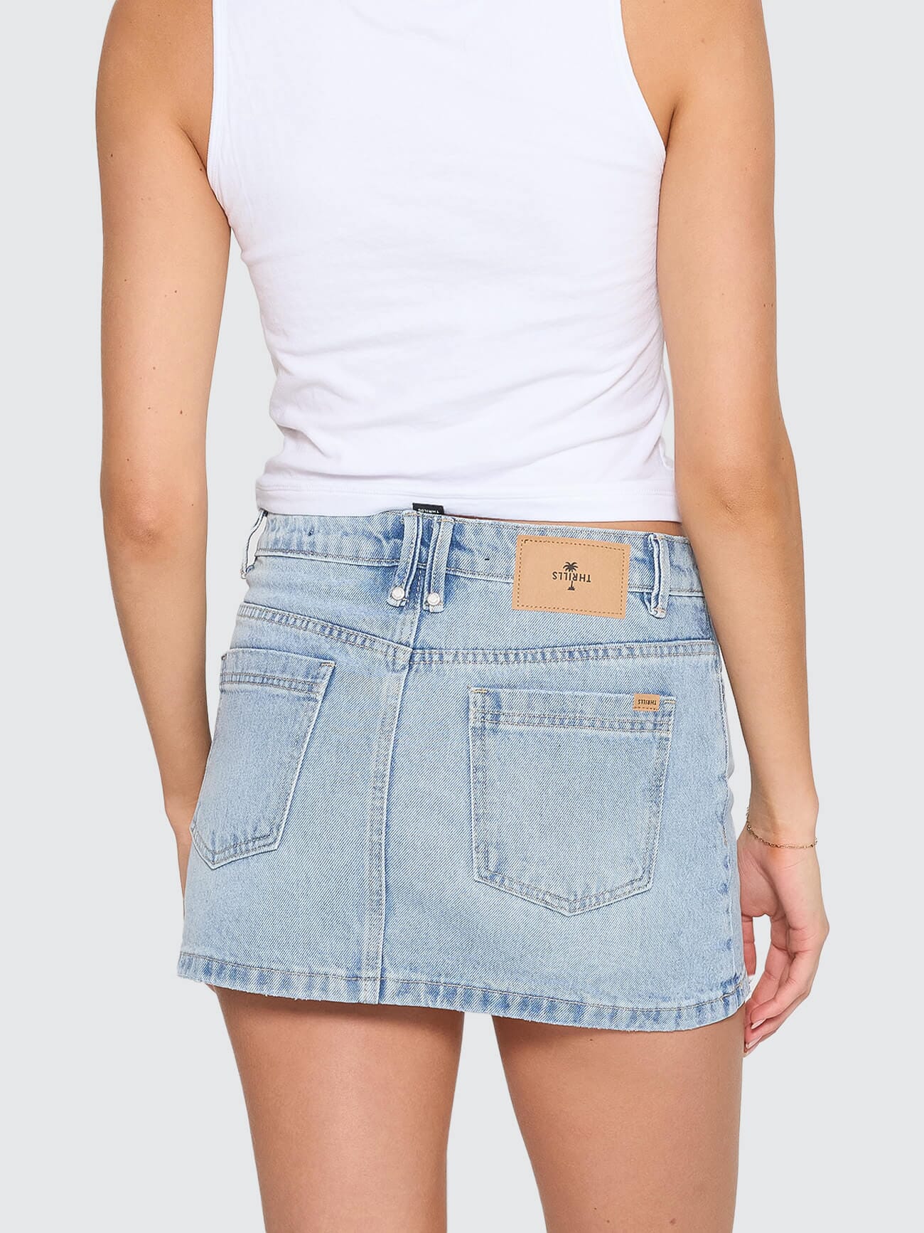 Sophie Skirt - Ash Blue - Image 3