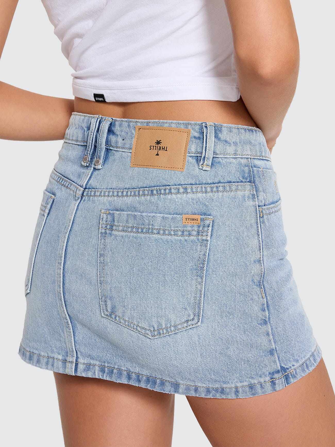 Sophie Skirt - Ash Blue - Image 4