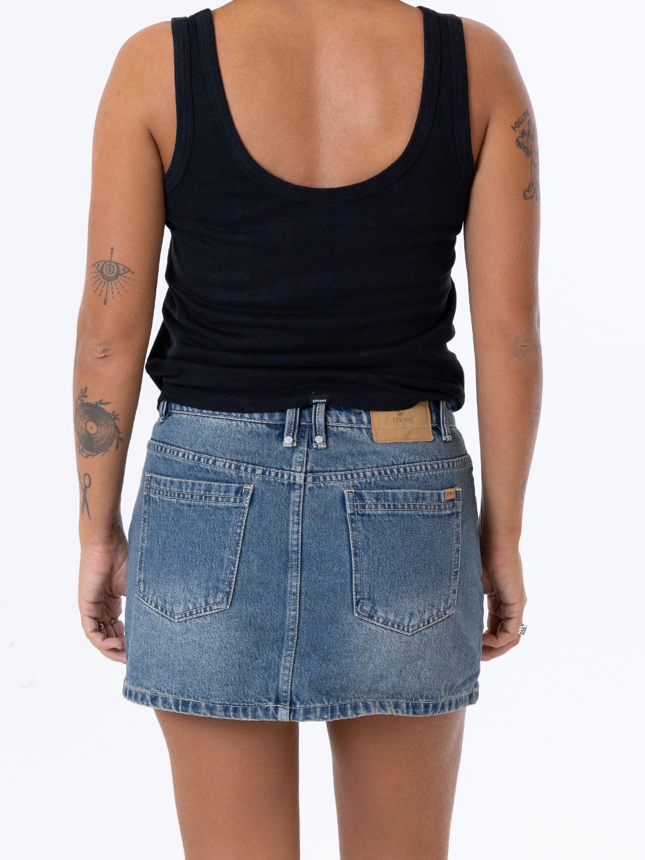 Sophie Skirt - Vintage Mid Blue - Image 3