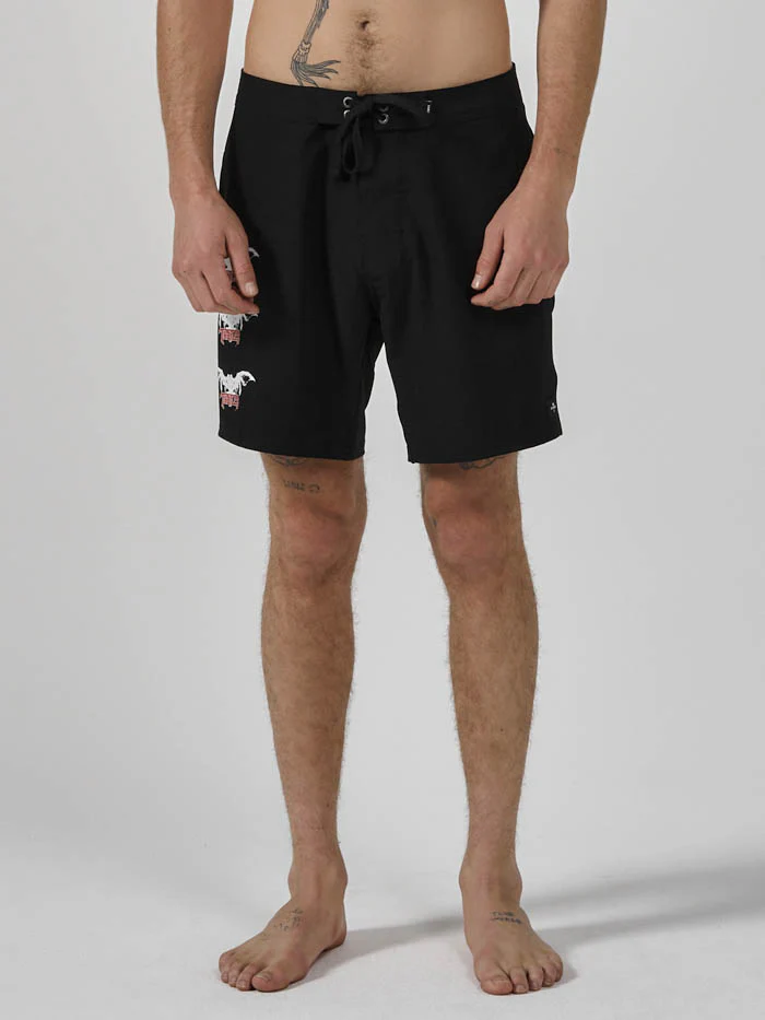 Speed Kills Boardshort - Black - Image 6
