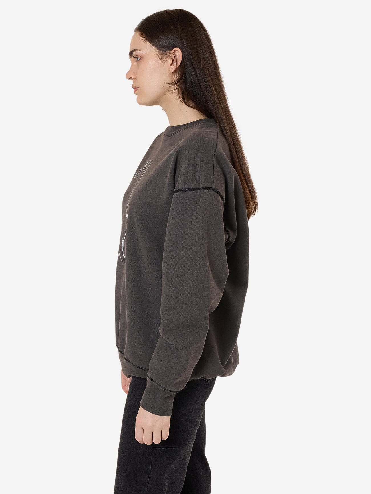 Speed Metal Slouch Crew - Merch Black - Image 3