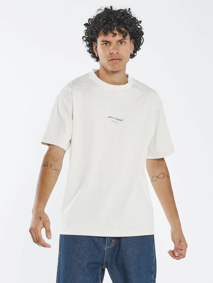 Stamp Wave Merch Fit Tee - Heritage White