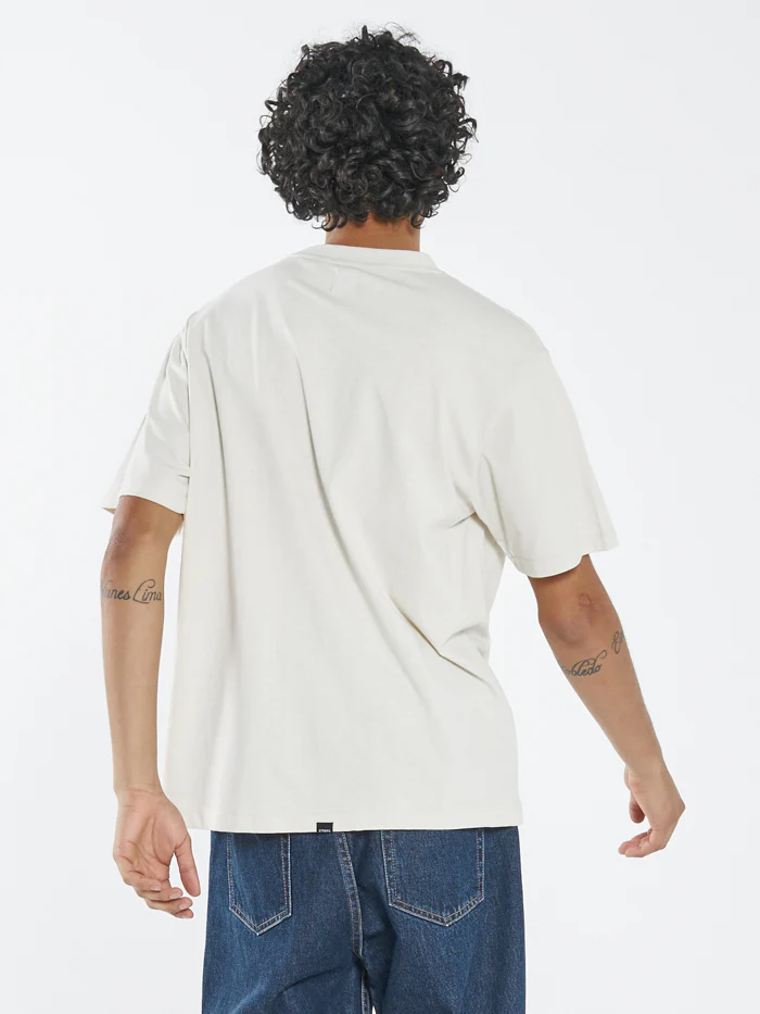 Stamp Wave Merch Fit Tee - Heritage White - Image 2