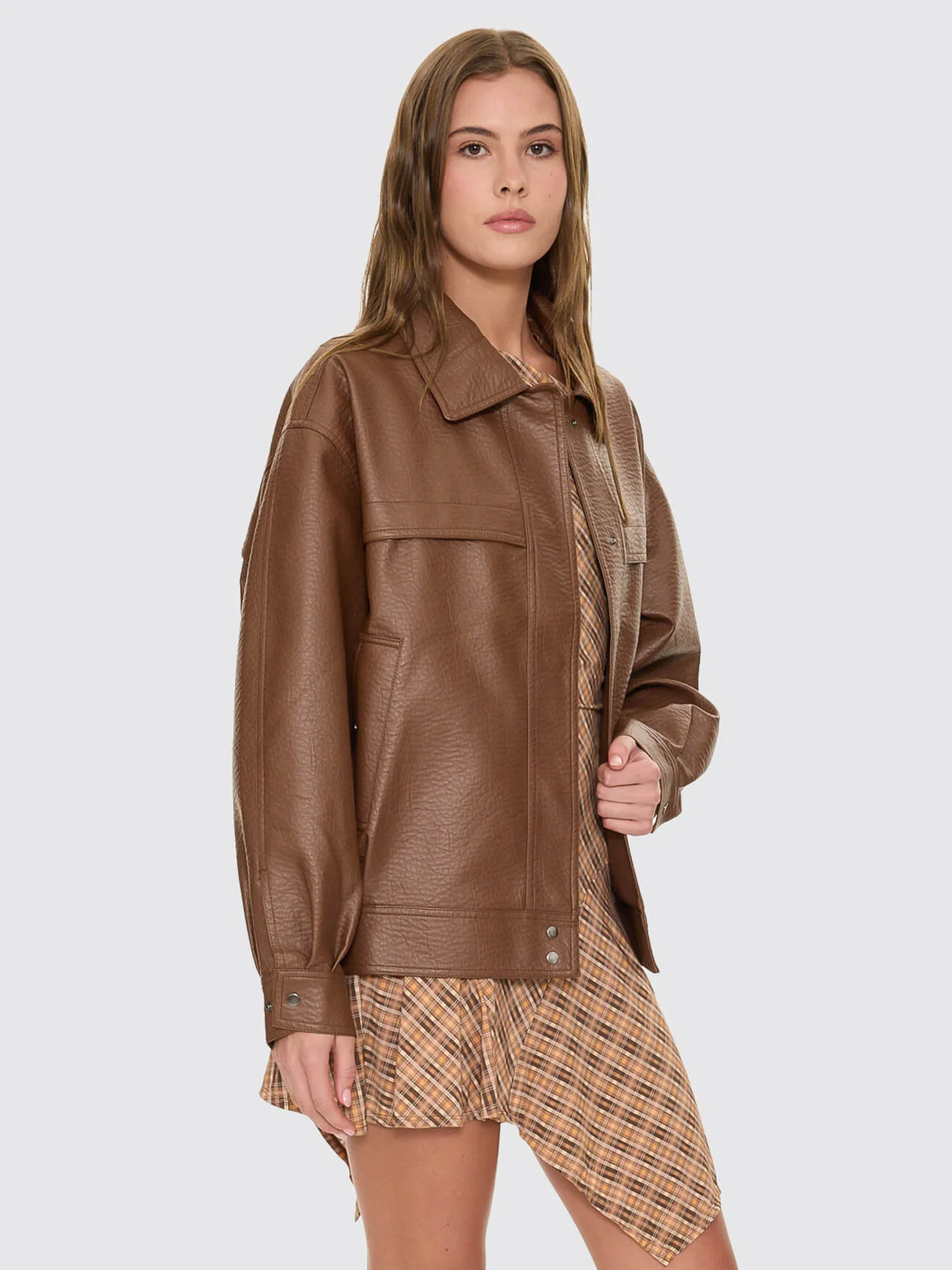 Stevie Jacket - Brown - Image 2