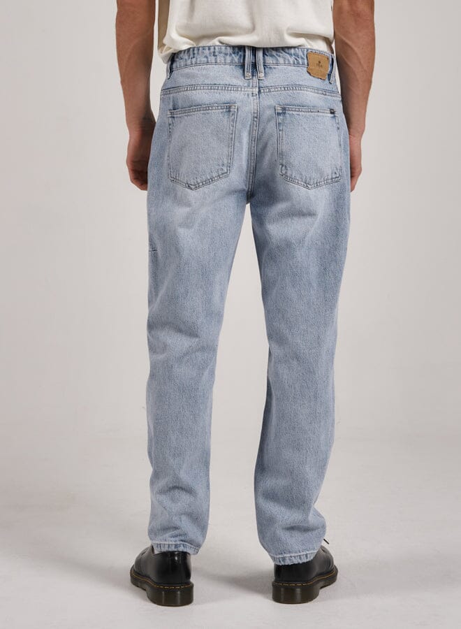 Straight Line Denim Jean - Ash Blue - Image 2