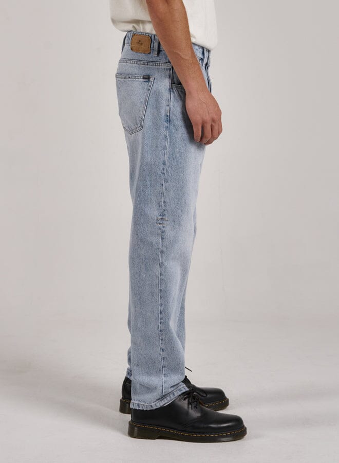 Straight Line Denim Jean - Ash Blue - Image 4