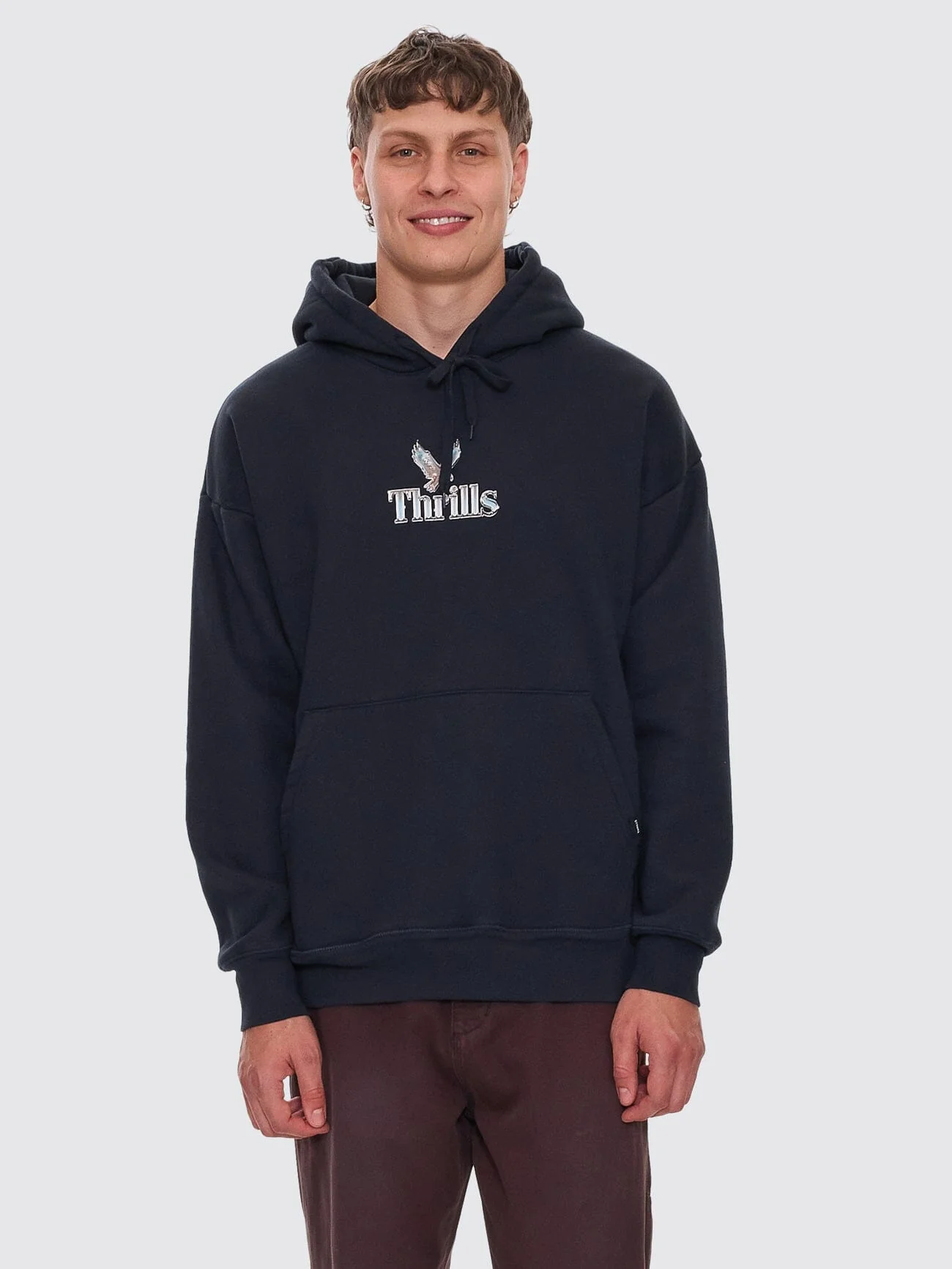 Strength & Glory Slouch Pull On Hood - Twilight Black - Image 3