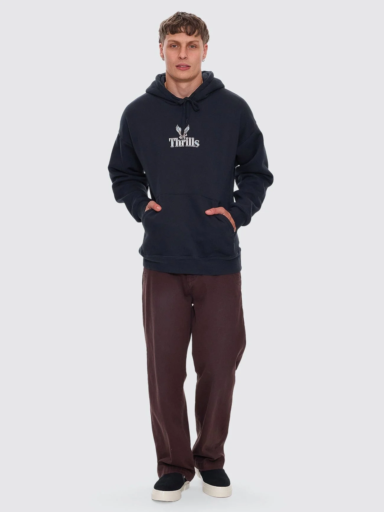 Strength & Glory Slouch Pull On Hood - Twilight Black - Image 8