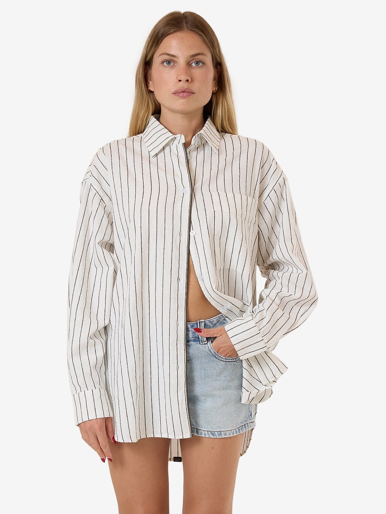 Subline Maxwell Oversize Shirt - White