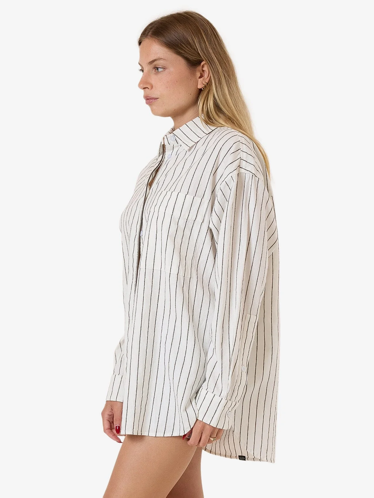 Subline Maxwell Oversize Shirt - White - Image 3