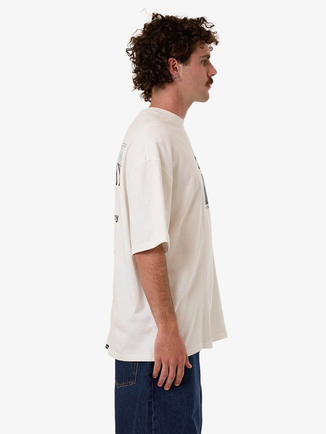 Sweet Anarchy Box Fit Oversize Tee - Dirty White - Image 4