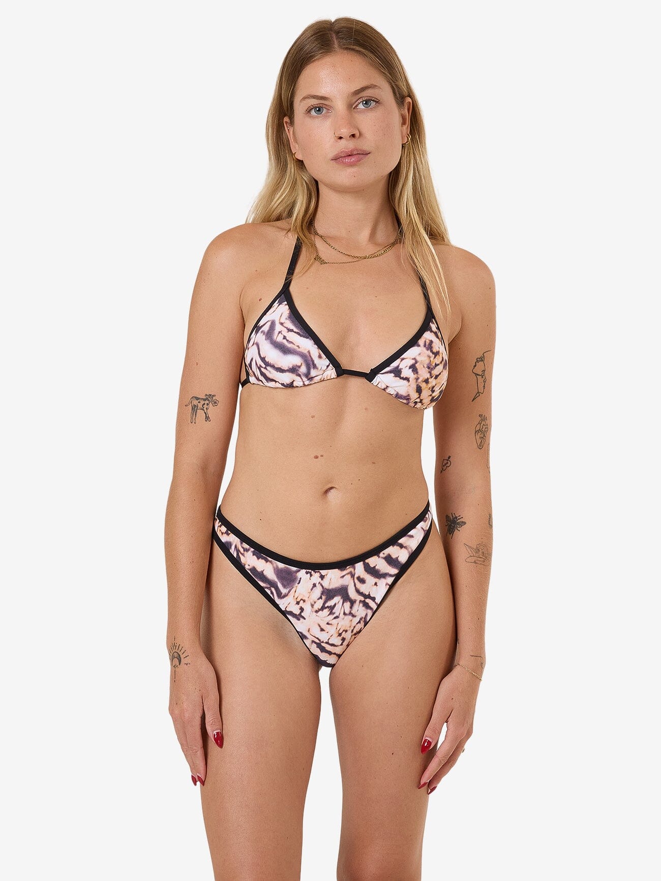 Sylvie Thong Bikini Bottom - Oatmeal - Image 3