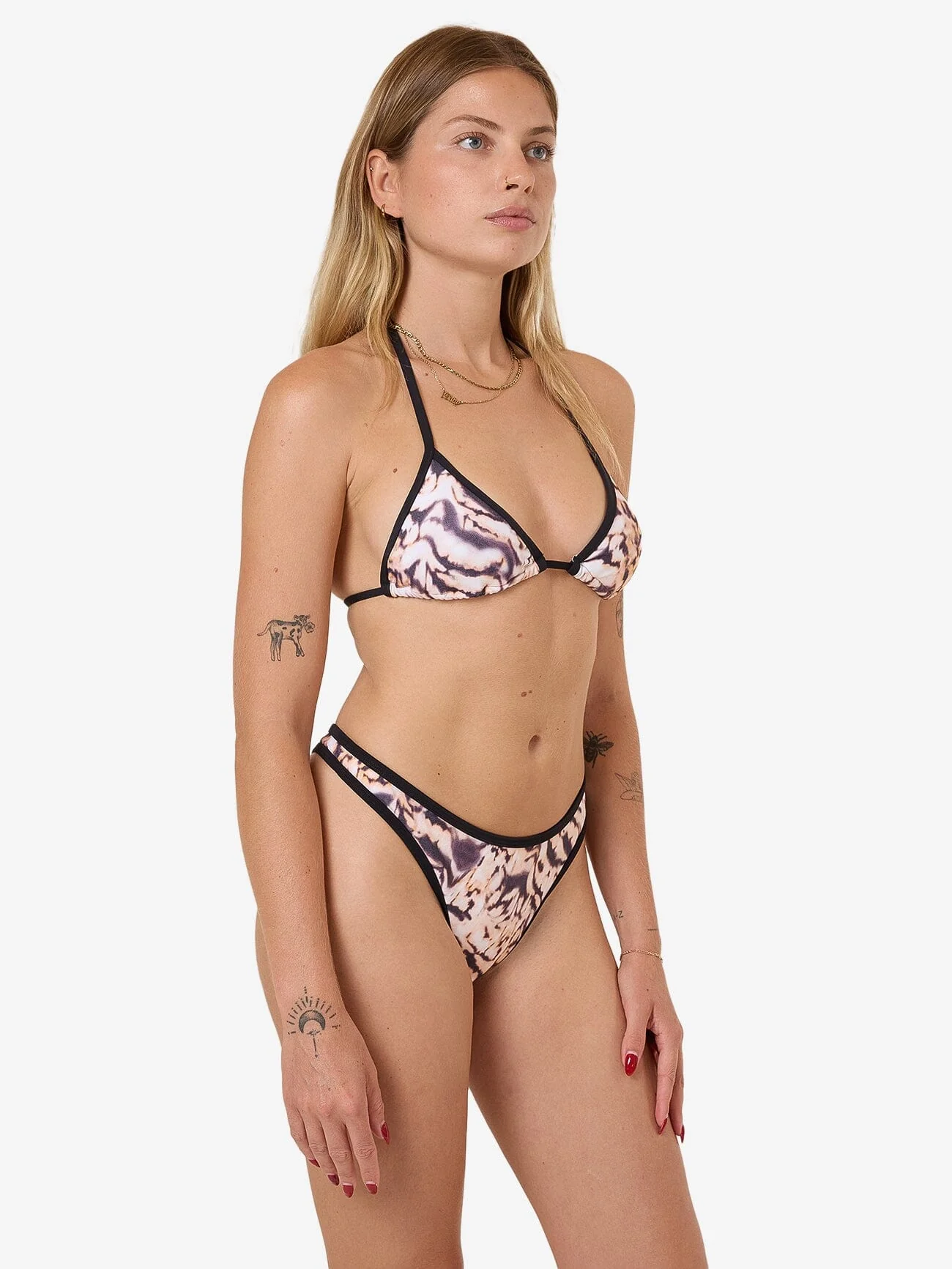 Sylvie Thong Bikini Bottom - Oatmeal - Image 4