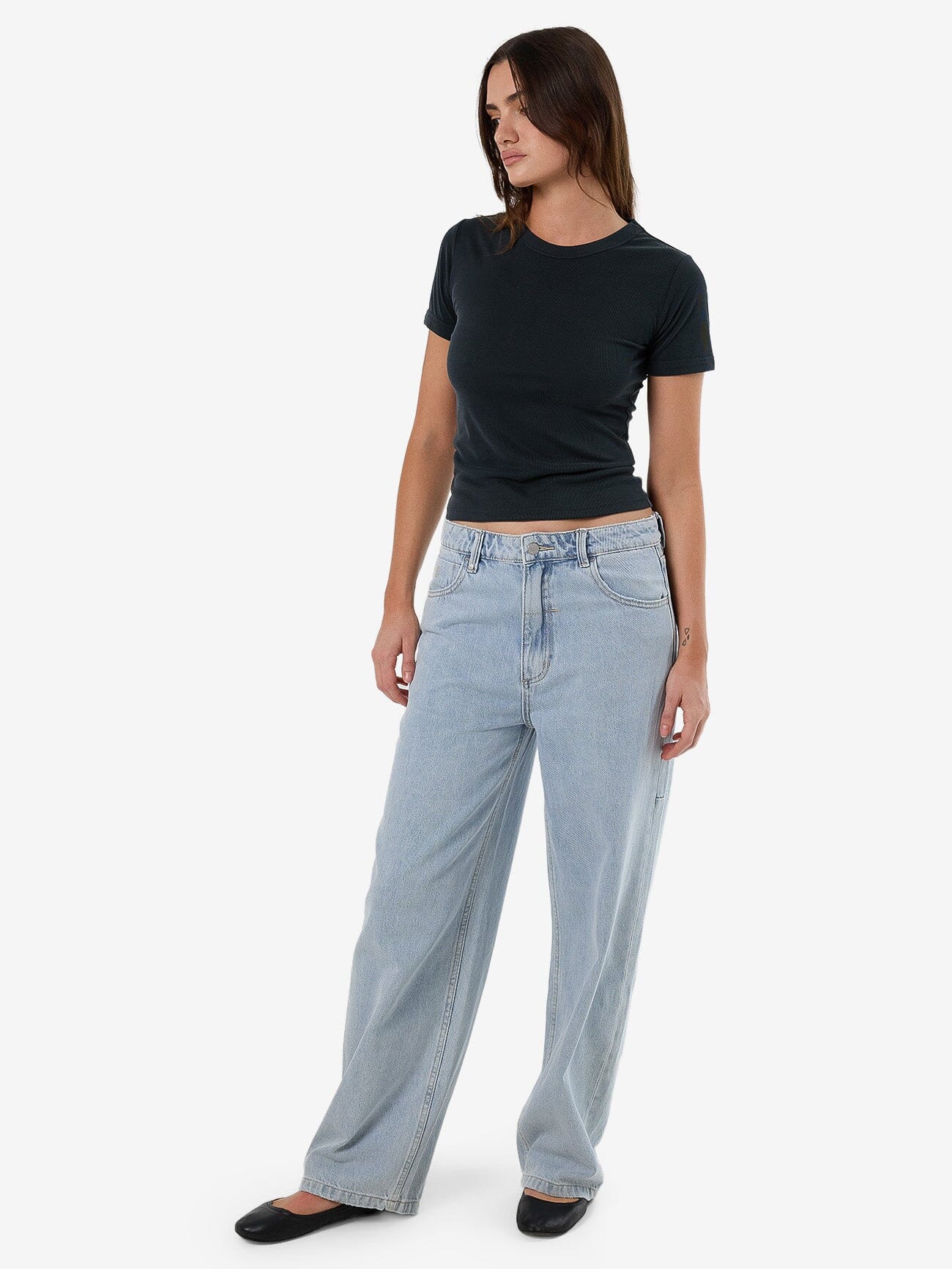 TC Micro Rib Tee - Shadow - Image 3