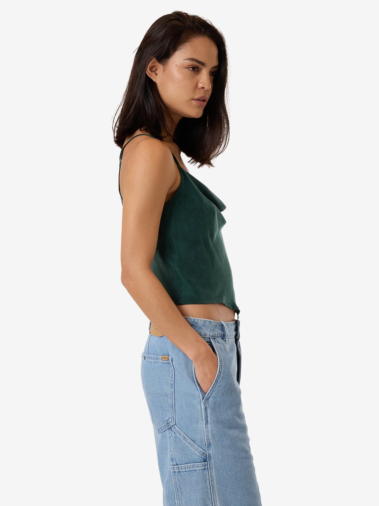 Thea Camisole - Deep Emerald - Image 3