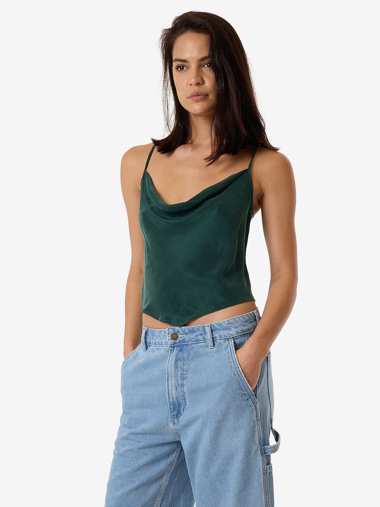 Thea Camisole - Deep Emerald - Image 4