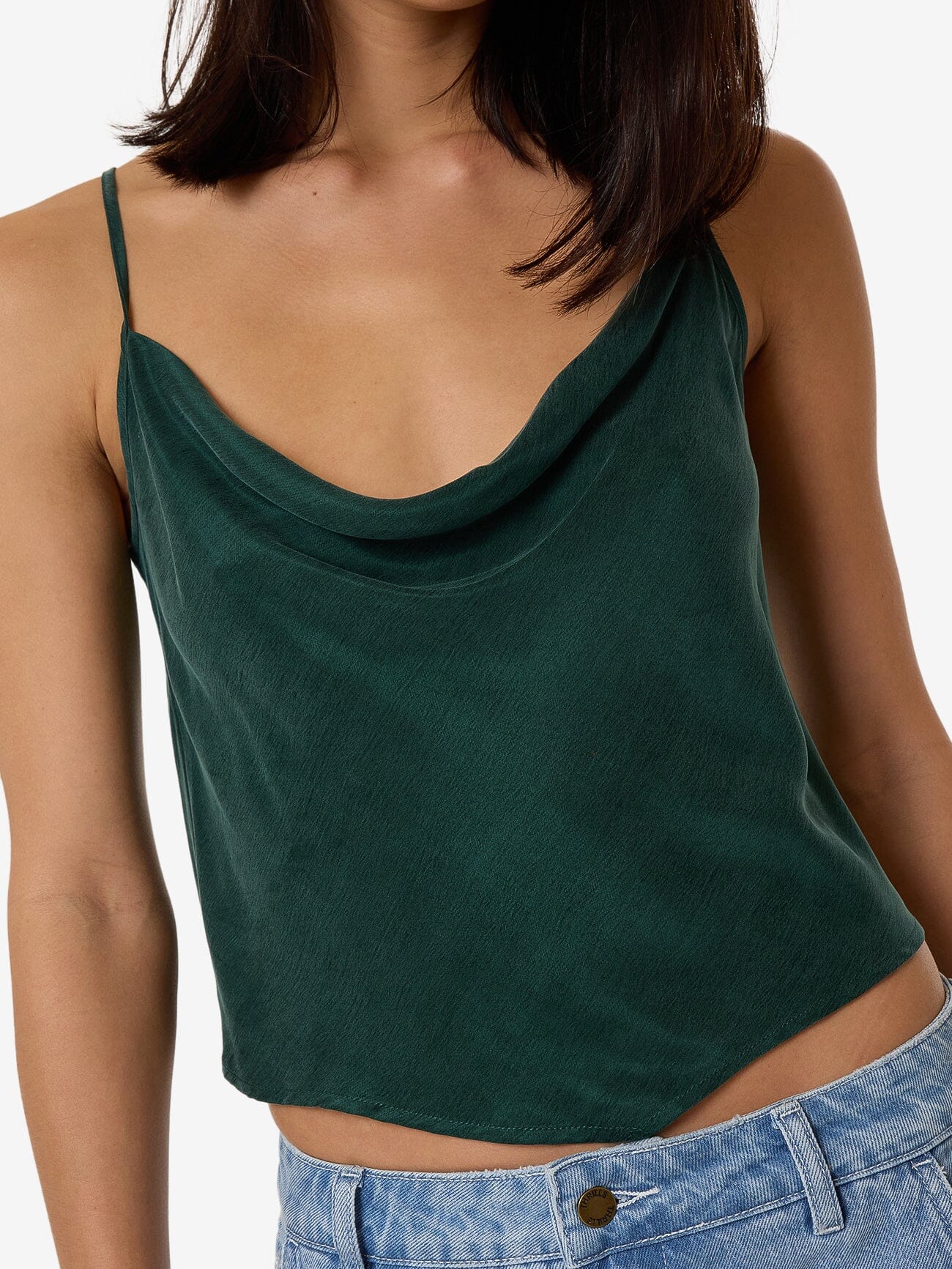 Thea Camisole - Deep Emerald - Image 6