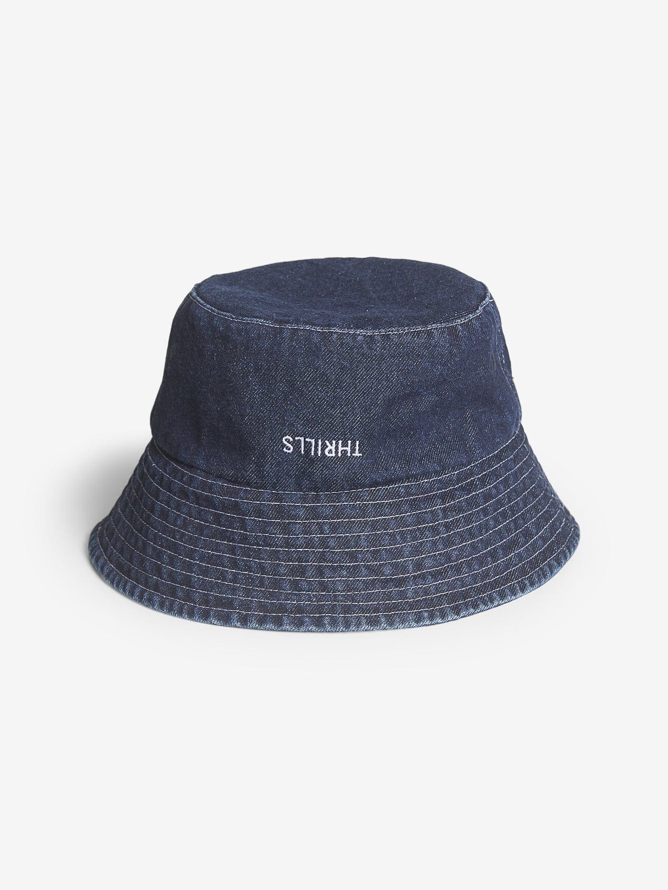 Thrills Denim Bucket Hat - Indigo