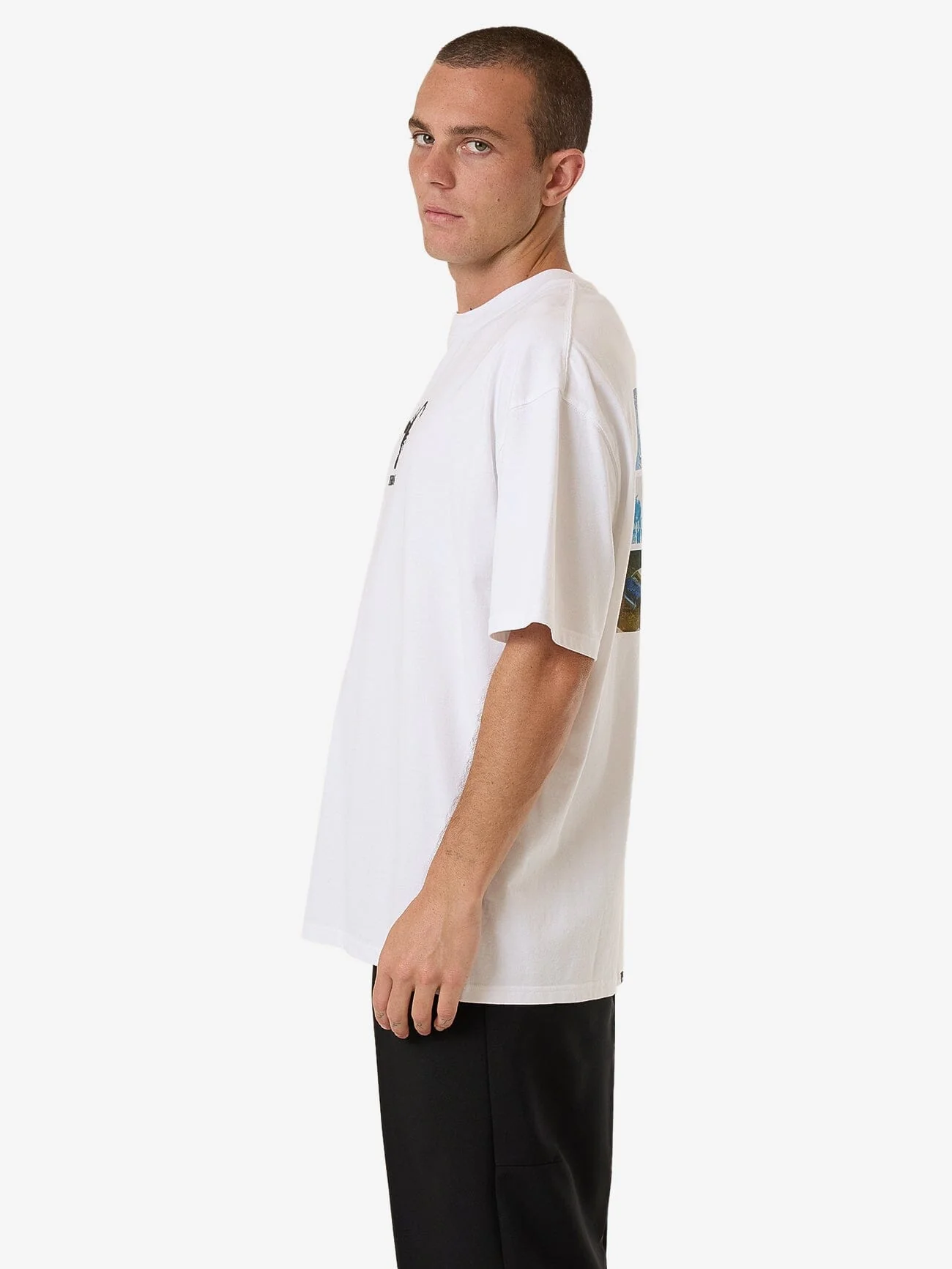 Thrills Energy Box Fit Oversize Tee - White - Image 2