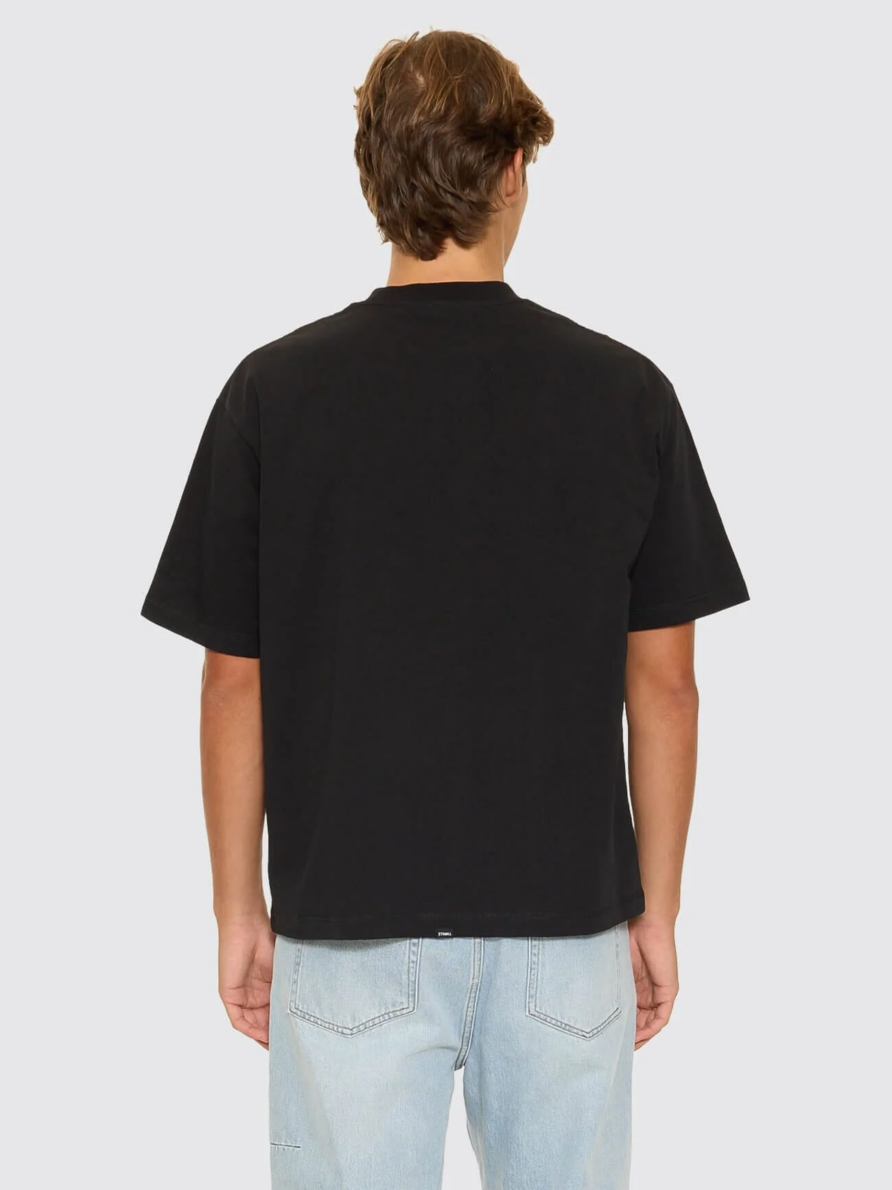 Thrills Military Box Fit Oversized Cropped Tee - Black - Image 3
