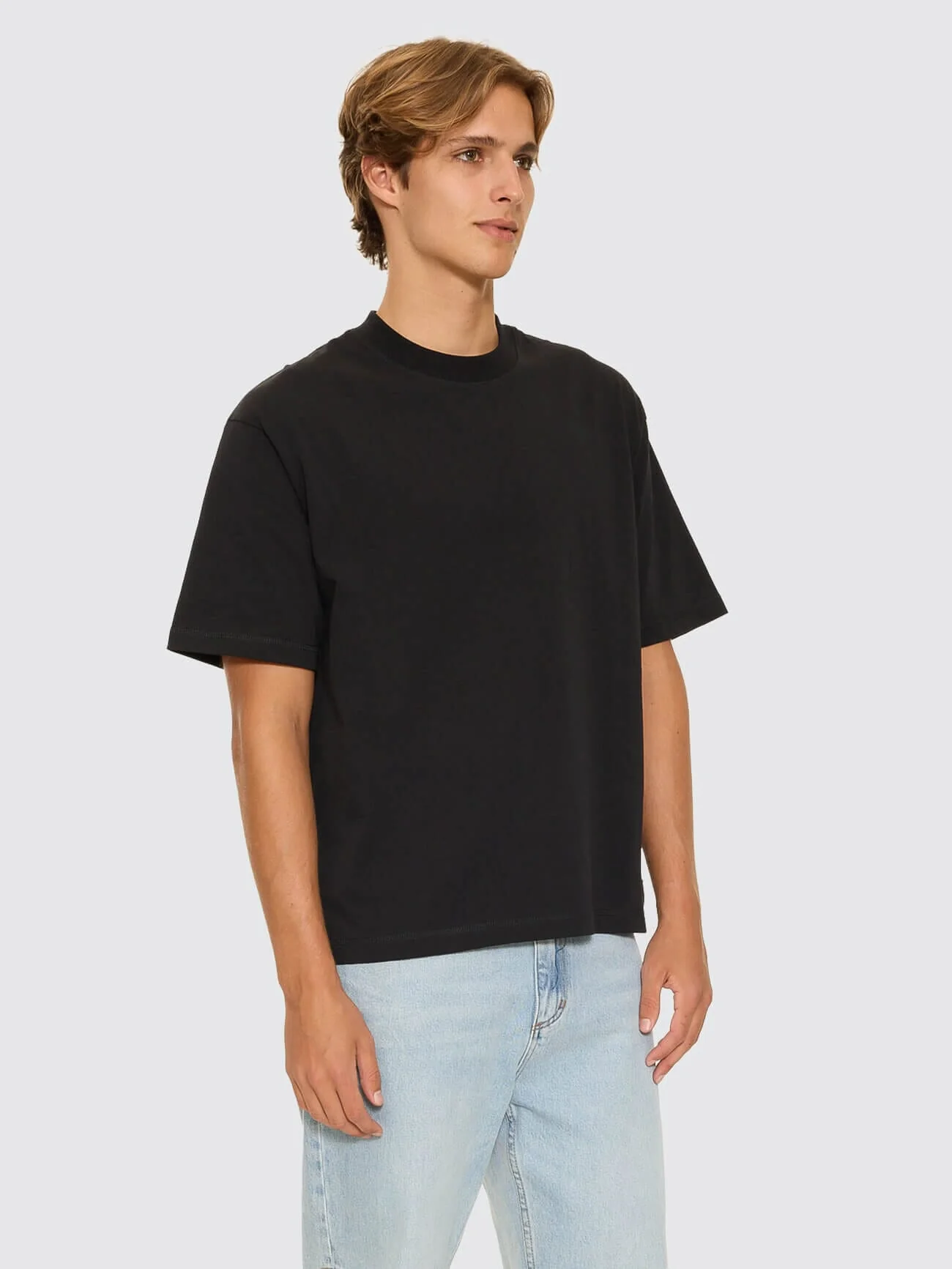 Thrills Military Box Fit Oversized Cropped Tee - Black - Image 4