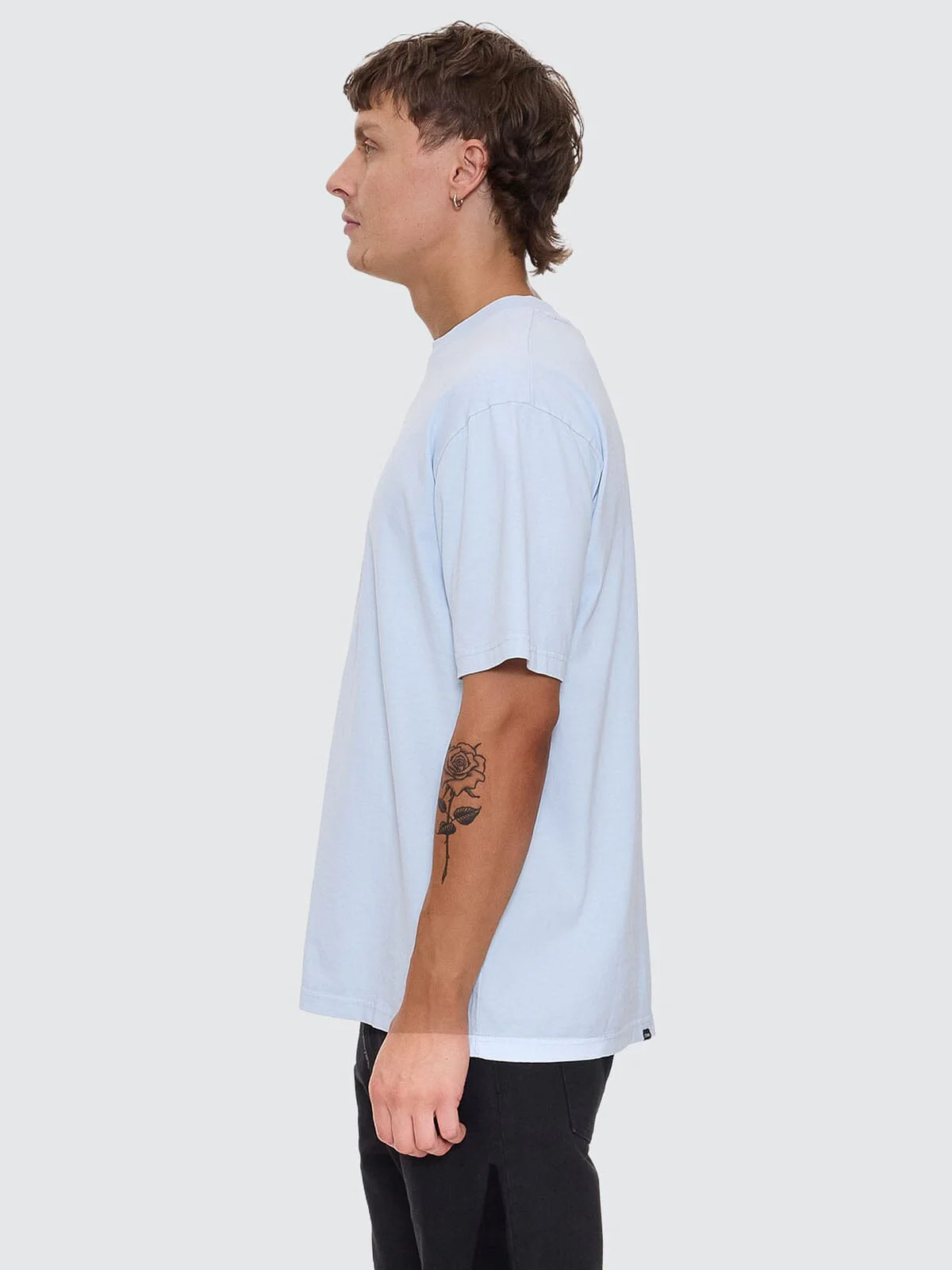 Thrills Military Oversize Fit Tee - Baby Blue - Image 4