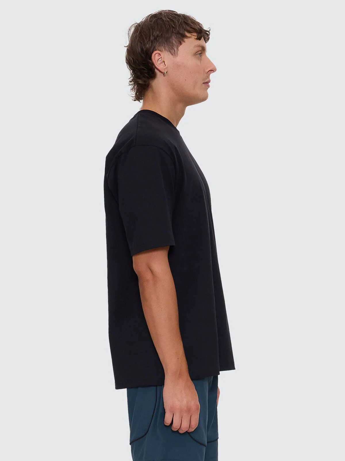Thrills Military Oversize Fit Tee - Black - Image 6