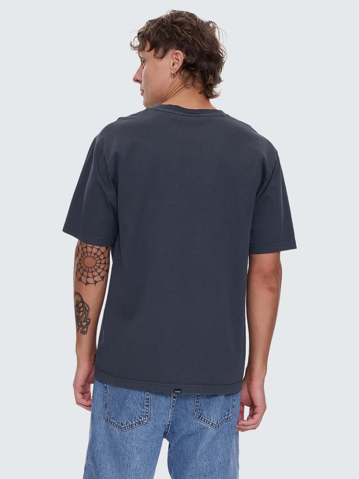 Thrills Military Oversize Fit Tee - Ebony - Image 3