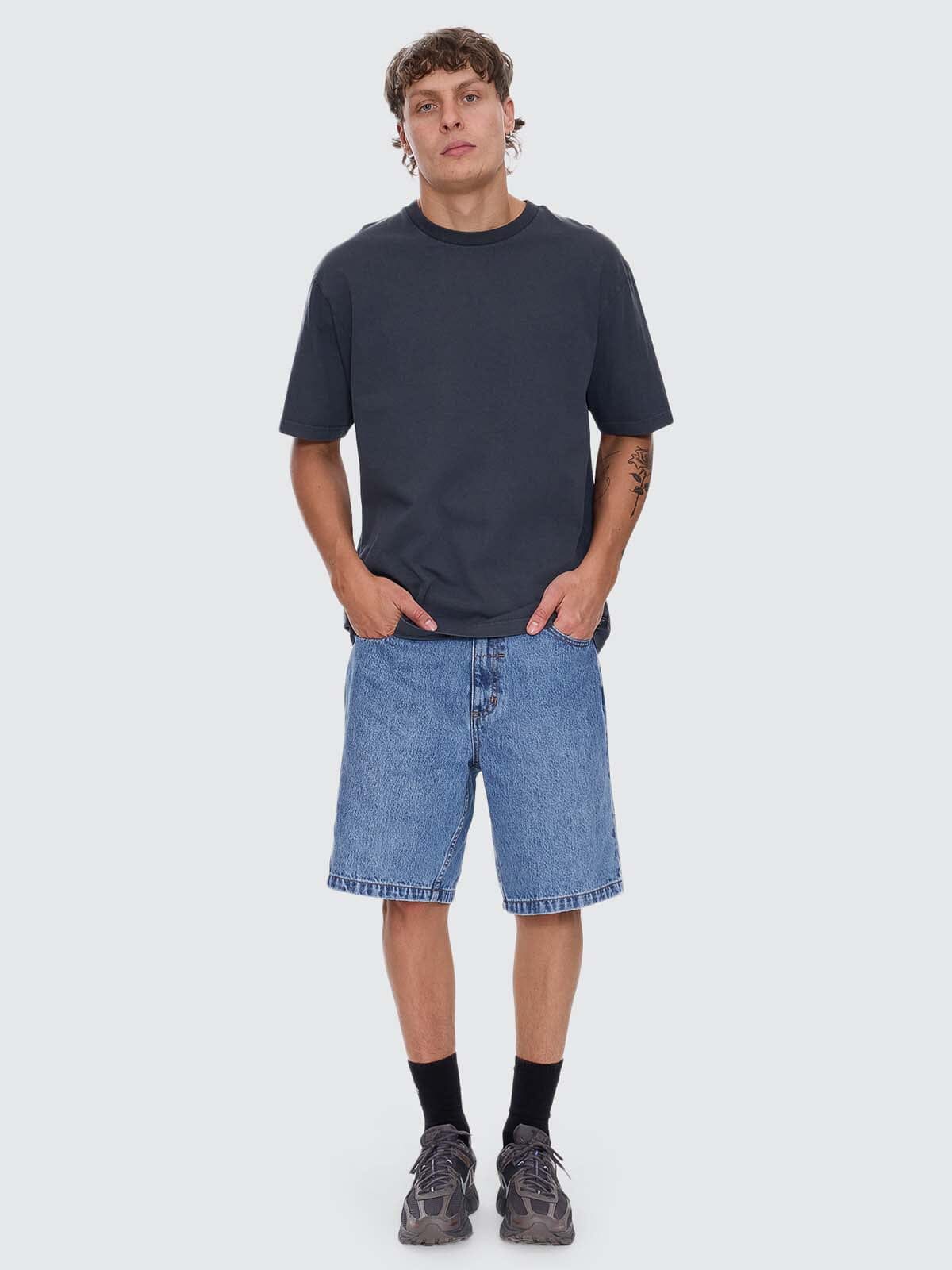 Thrills Military Oversize Fit Tee - Ebony - Image 5