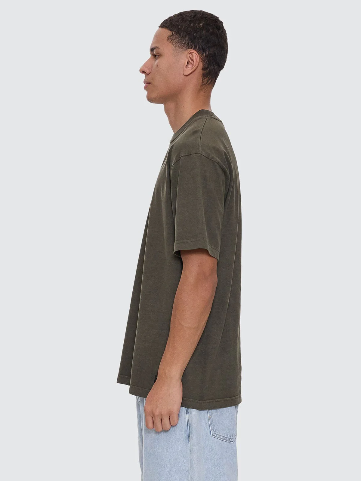 Thrills Military Oversize Fit Tee - Grape Leaf - Image 3