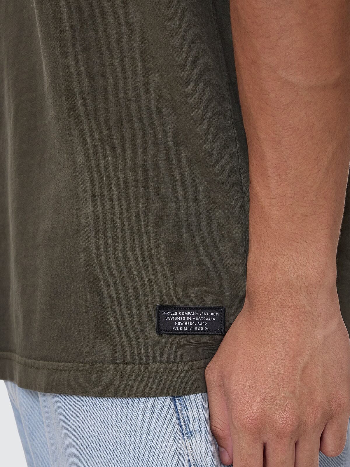Thrills Military Oversize Fit Tee - Grape Leaf - Image 4