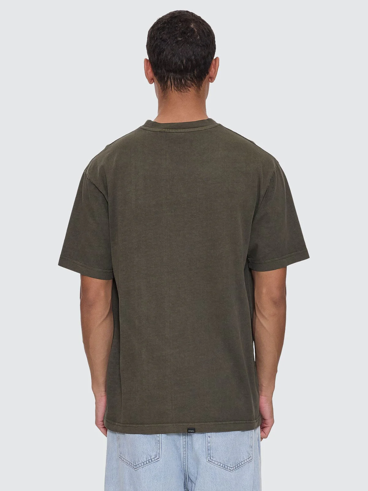 Thrills Military Oversize Fit Tee - Grape Leaf - Image 5