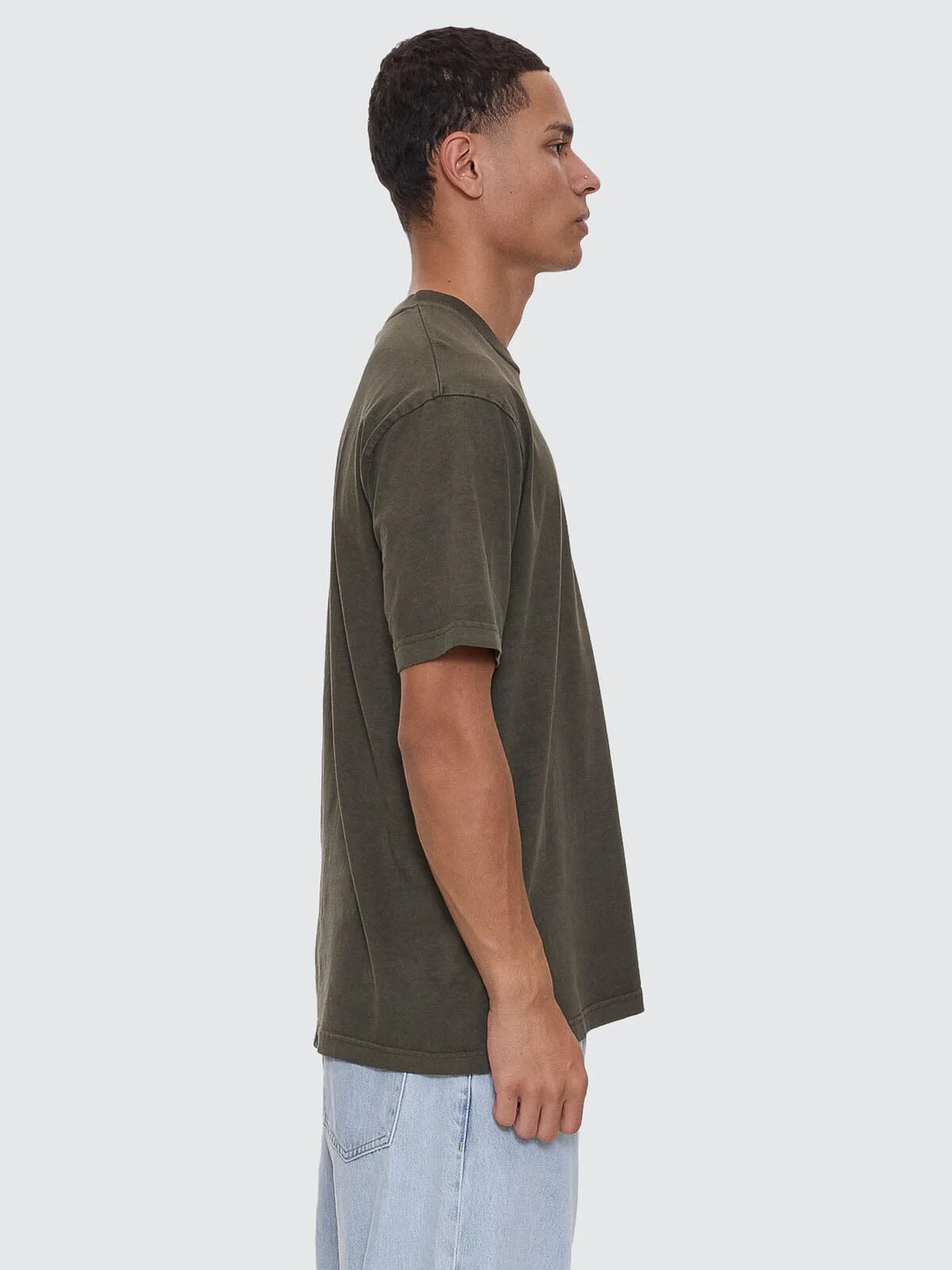 Thrills Military Oversize Fit Tee - Grape Leaf - Image 6