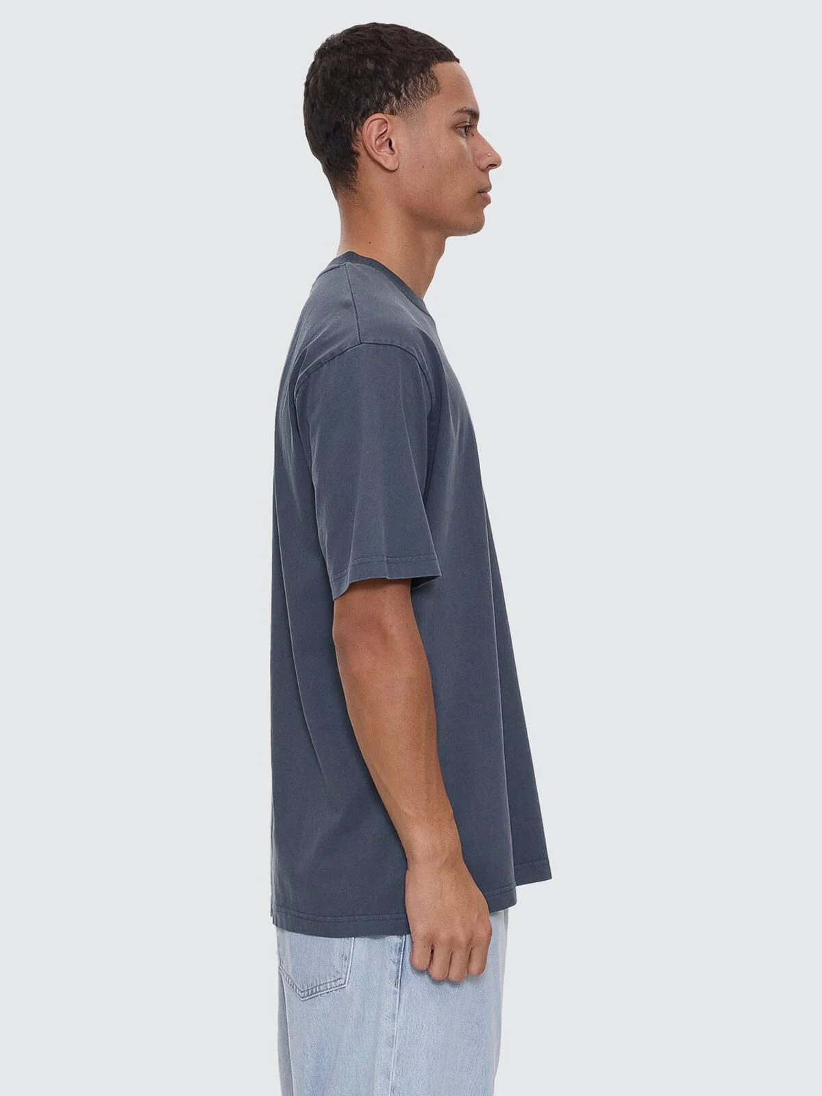 Thrills Military Oversize Fit Tee - Light Petrol - Image 6