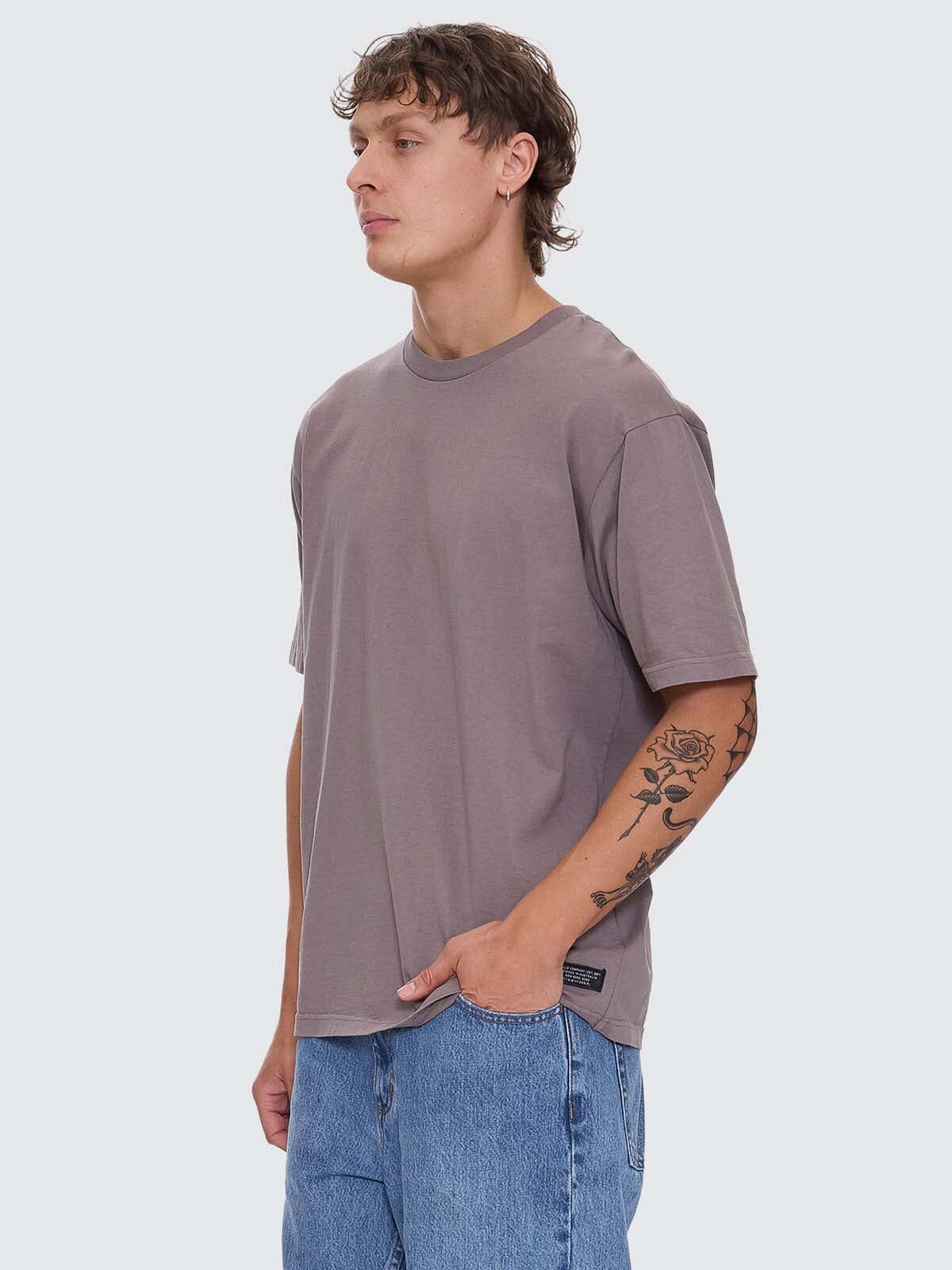 Thrills Military Oversize Fit Tee - Shroom - Image 3