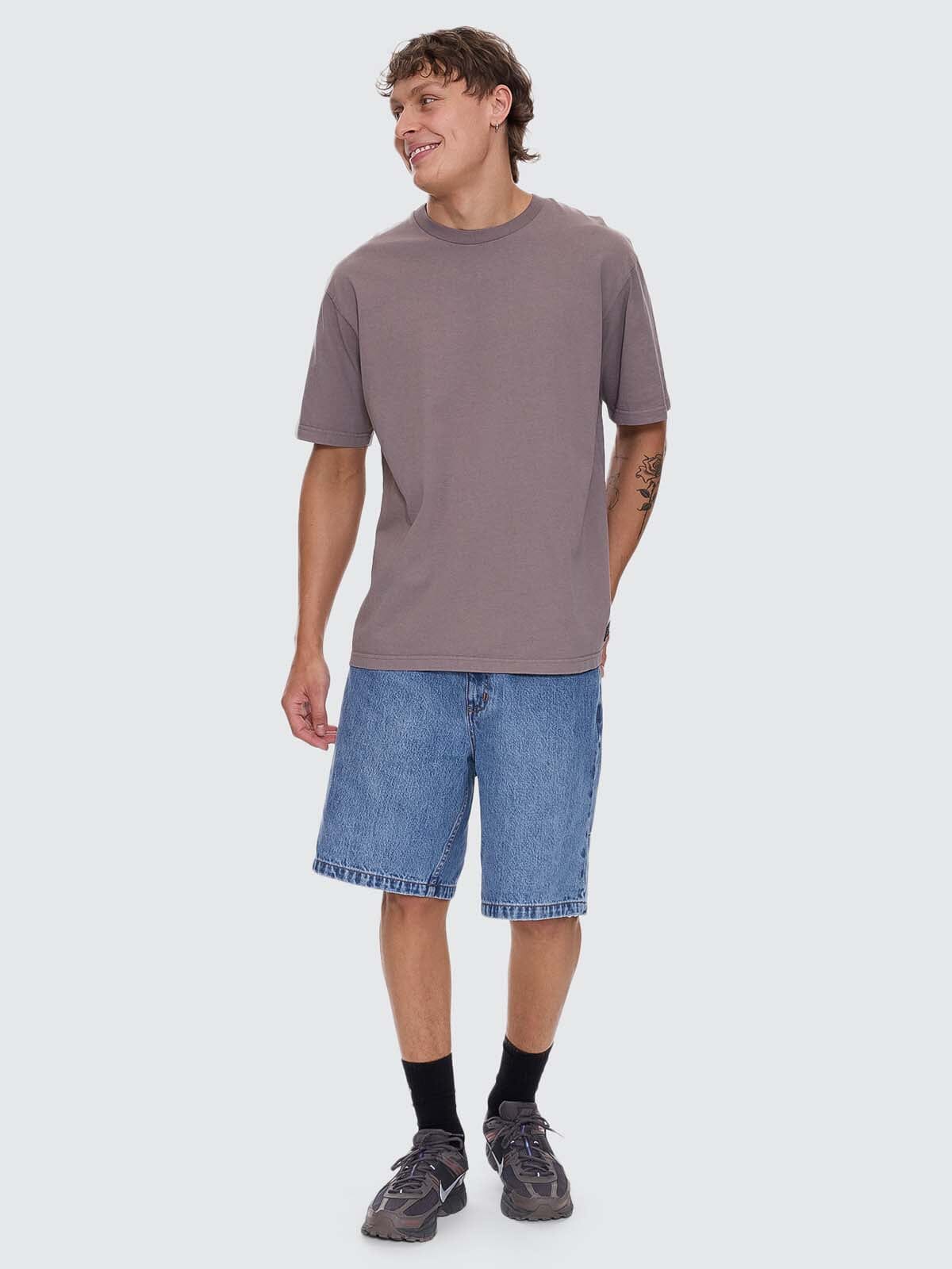 Thrills Military Oversize Fit Tee - Shroom - Image 6