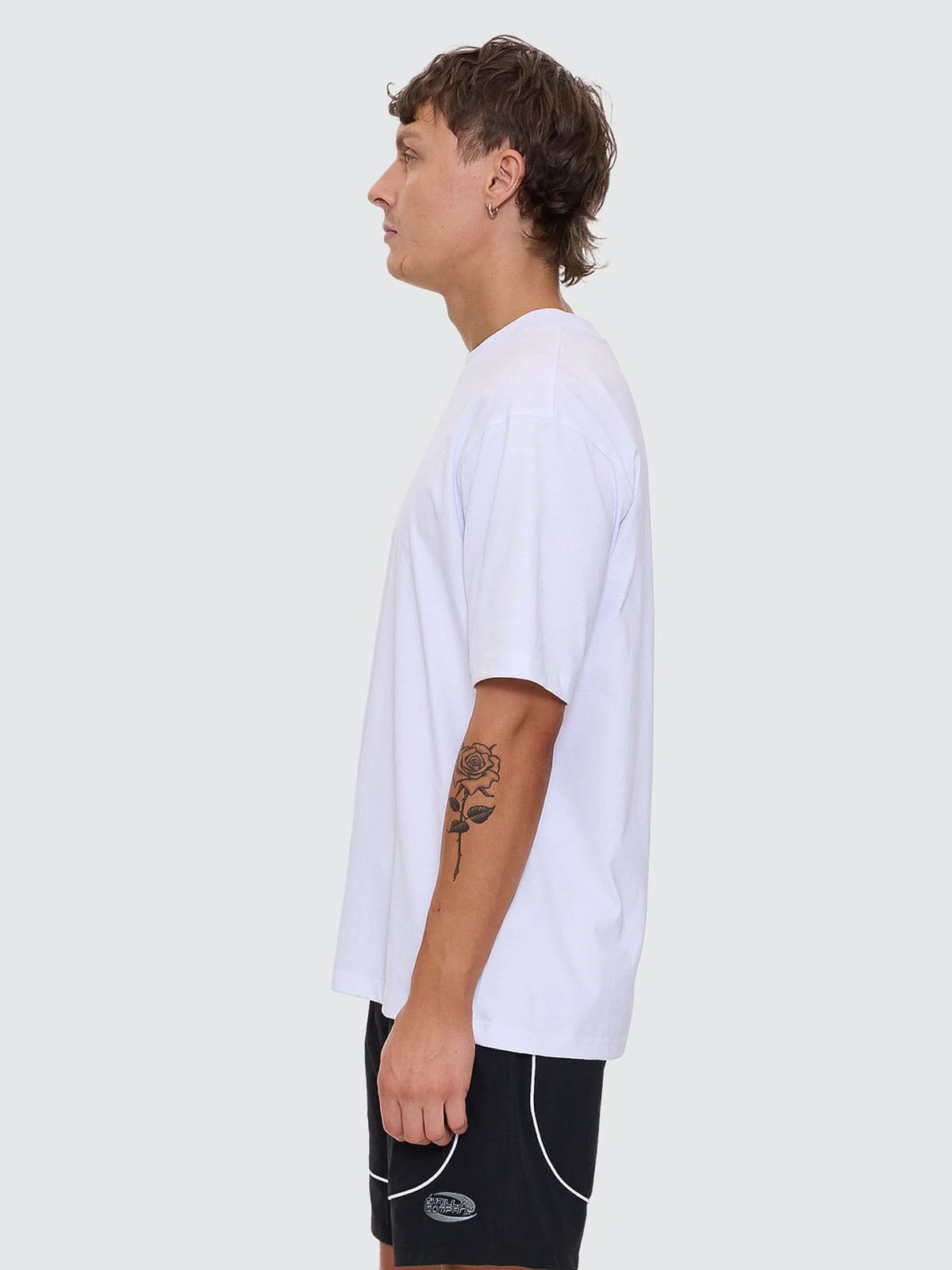 Thrills Military Oversize Fit Tee - White - Image 4