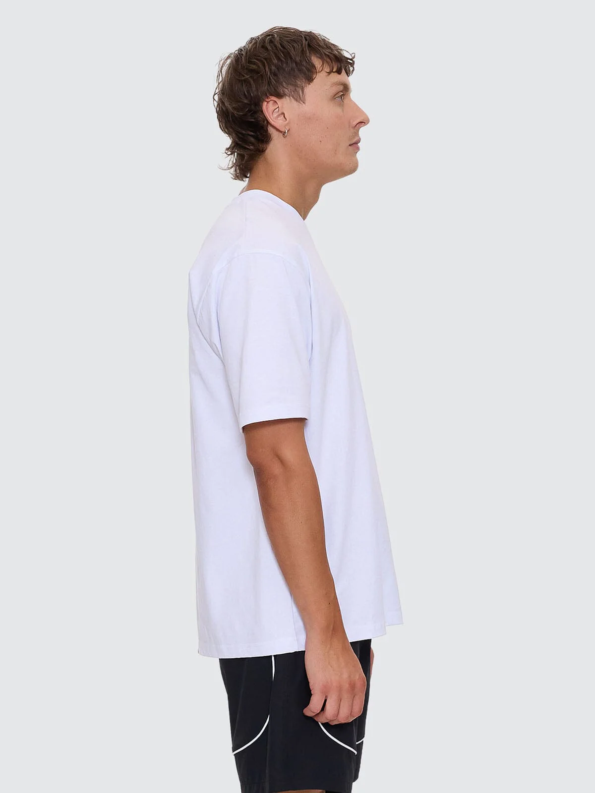 Thrills Military Oversize Fit Tee - White - Image 6