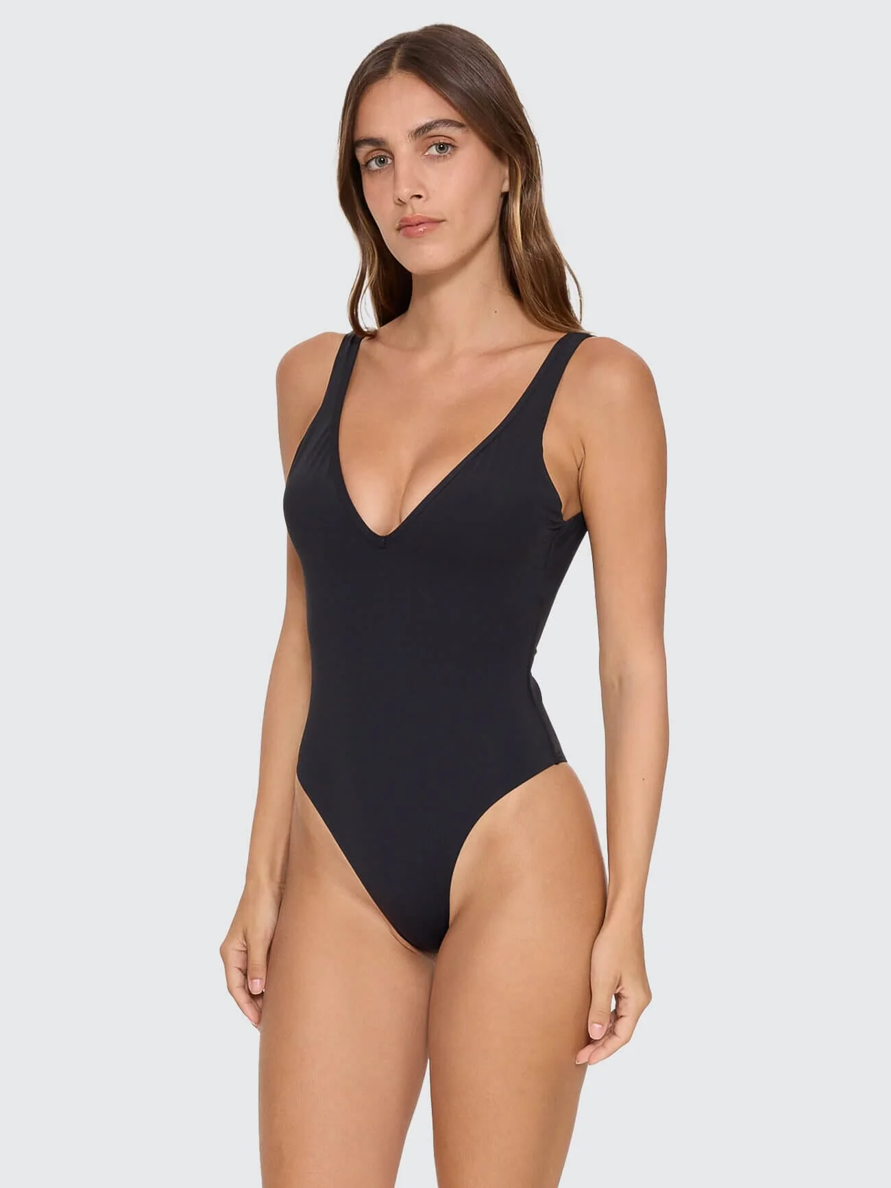 Thrills Plunge One Piece - Black - Image 4