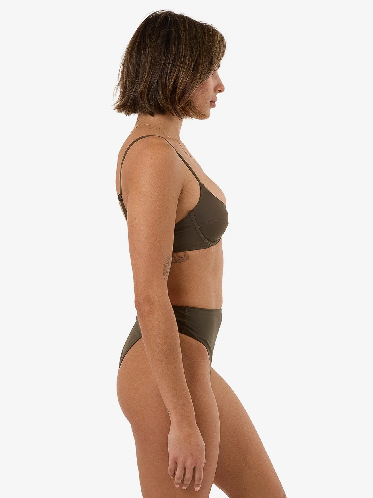 Thrills Underwire Bikini Top - Tarmac - Image 4